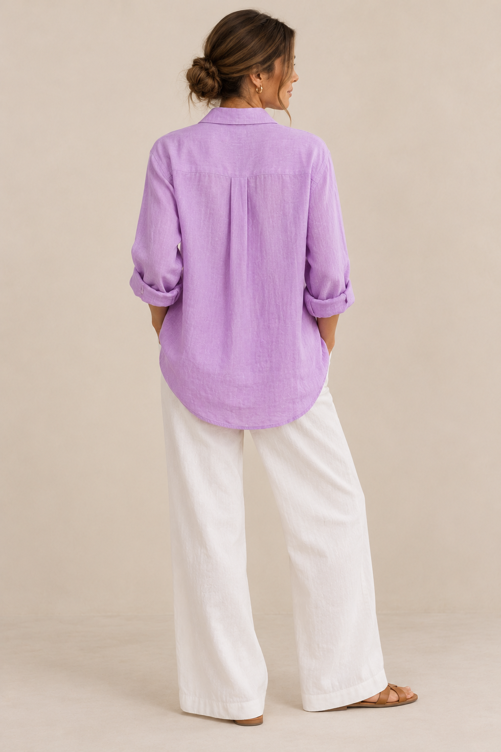 Olivia Linen Lilac